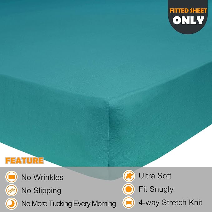 Stretch King Fitted Sheet Only - Image 2