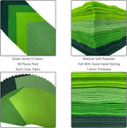 Jtnohx Soft Felt Sheets, 8x12 inches Assorted Craft Felt Fabric, 1.4mm Thick - Image 4
