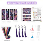 Paintcolor 4PC Starry Night Counted Cross Stitch Bookmark Kit - Image 2