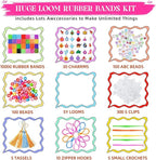 JIYAKO 11000+ Rubber Band Bracelet Kit, Friendship Bracelet kit, Loom Bracelet - Image 2