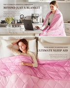 L'AGRATY Queen/King Size Weighted Blanket - Image 5