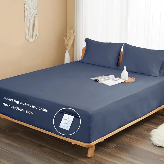 Sunflower King Fitted Sheet, 1-Piece Deep Pocket Fitted Bottom Sheet 16" - Image 7
