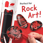 5 Acrylic Red Paint Pens - Image 3