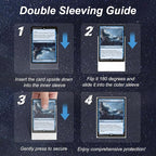 400 Pack Card Sleeves, 200 Matte White Trading Card Sleeve and 200 Inner - Image 4