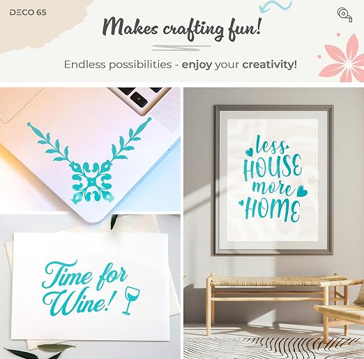 VViViD DECO65 Matte Pastel Miami Teal Permanent Adhesive Craft Vinyl - Image 2