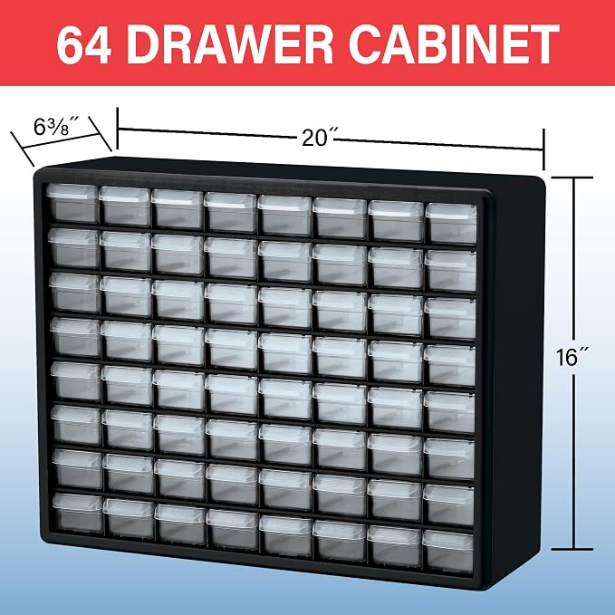 Akro-Mils 64-Drawer Plastic Drawer Storage Cabinet - Image 2