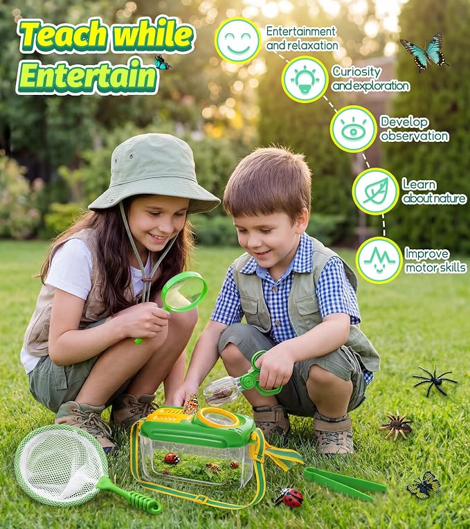 Bug Catcher for Kids, Outdoor Explorer Kit for Kids Age 3 4 5 6 7 8 - Image 6