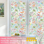 Bloss Butterfly Stain Glass Window Film - Image 7