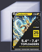 5.4" x 7.5" Jumbo Card Sleeves, Hard Plastic Holders 25 Pack, 39PT | Toploaders - Image 10