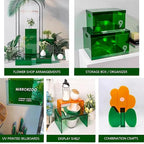 6 PCS Transparent Green Cast Acrylic Sheets 8" x 12" x 0.118", Plexiglass - Image 2