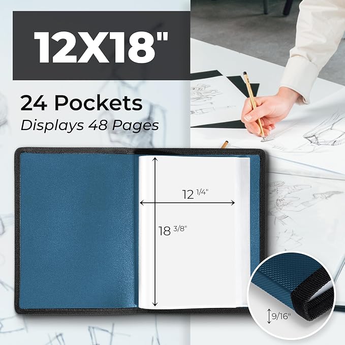 Dunwell 12x18 Art Portfolio Binder - Image 2