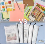 EOOUT 42pcs Mesh Zipper Pouch, Letter Size/A4 Size Puzzle Bag, Zipper File Bags - Image 4