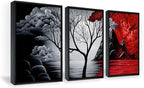 Wieco Art Framed Wall Art the Cloud Tree Wall Art HD print of Oil Paintings by WiecoArt