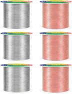 Mandala Crafts 14 GA Copper Silver Tone Combo Anodized Aluminum Craft Wire | - Image 2