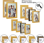 Americanflat Set of 10 Vintage Gold Frames - Image 6
