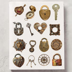 50 PCS Retro Mechanical Stickers - Image 2