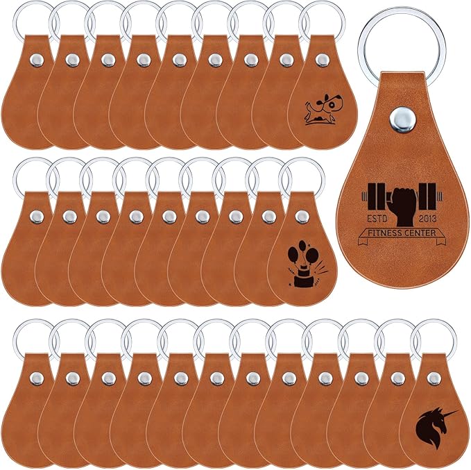 Taiyin 30 Pcs Leather Key Fob Kit by Taiyin