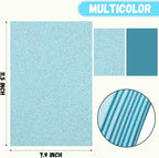 10 Pack Glitter Foam Sheets Craft 8 x 12 inch | Sparkles Foam Paper - Image 2