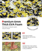 Abahub EVA Foam Boat Flooring Self-Adhesive Decking Surfboard Traction Pad | - Image 3