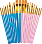 Paint Brushes Set, Oil Watercolor Acrylic Paint Brush, Artist Paintbrushes by TumblerHome