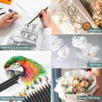 120 Sheets 8.5”x 11” Tracing Paper, Loose Translucent Vellum Trace Paper | - Image 5
