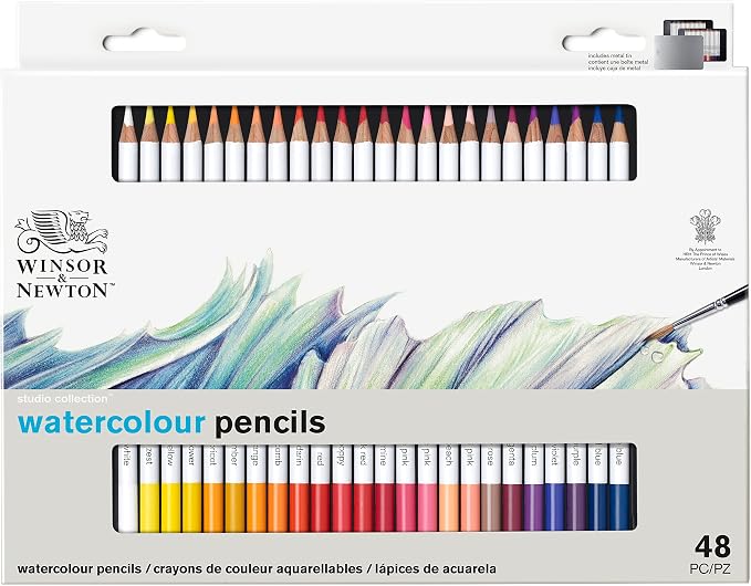 Winsor & Newton Studio Collection Artist Pencils, Watercolour Pencil Tin - Image 11