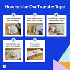 TapeManBlue Clear Transfer Tape - Image 7