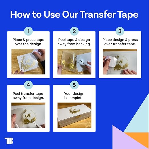 TapeManBlue Clear Transfer Tape - Image 7
