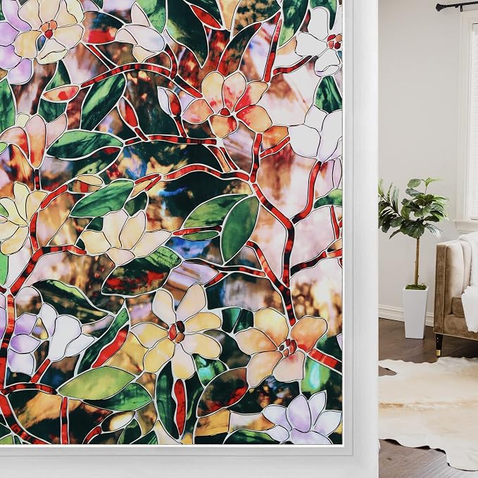 Bylimbo Window Film Magnolia Floral 45cm by Unknown