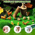 Unittype 33 Pcs Squirrel Garden Accessories Miniature Squirrel Figurines Tiny - Image 4