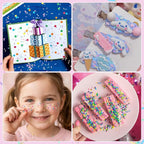 DIYASY 180g Fake Sprinkles, 6.35 oz Non-Edible Resin Sprinkles Faux Plastic - Image 7