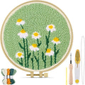 TINDTOP Punch Needle Kit, Daisy Punch Embroidery Kits by TINDTOP