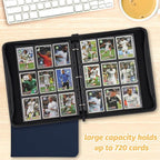 Trading Card Binder, Card Collection Binder Album Folder - Image 3