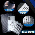 5 Pack Straight Line Stencil for Journaling and Envelope Addressing Guide - Image 6