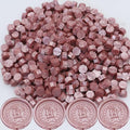 300Pcs Rose Gold Sealing Wax Beads, Vintage Wax Seal Beads by Unknown