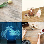 KAITELA Pack of 10 Clear Acrylic Sheets 12" x 16" Cast Plexiglass Panel 1/8" - Image 7