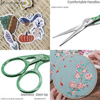 BIHRTC Scissors 3.6Inch Embroidery Knitting Scissor Small Crafting Shears - Image 7