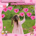 32 Sets Valentines Day Heart Suncatchers Craft Kit DIY Window Stained Glass - Image 7