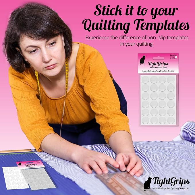 TightGrips Non-Slip Grips for Quilt Templates - Image 5