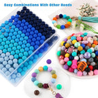 150Pcs Silicone Beads 15mm Mix Color, Bulk Silicone Beads 15mm - Image 6