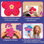 Skillmatics Poke-in Art – Flower Bouquet, Mess-Free Wood Craft Kit | Colorful - Image 4