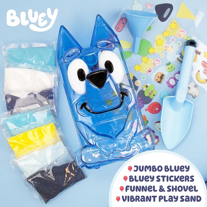 Bluey Jumbo Sand Art, Reusable Bluey Toys, Fill - Image 4