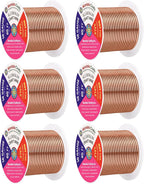 Mandala Crafts 16 Gauge Rose Gold Tone Combo Anodized Aluminum Craft Wire | 390 by MandalaCrafts