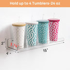 upsimples 4 Pcs 15" Acrylic Shelves - Image 2