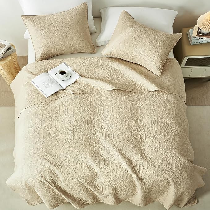 akkialla Twin Quilt Bedding Set, Lightweight Soft Bedspread Coverlet, Modern - Image 3