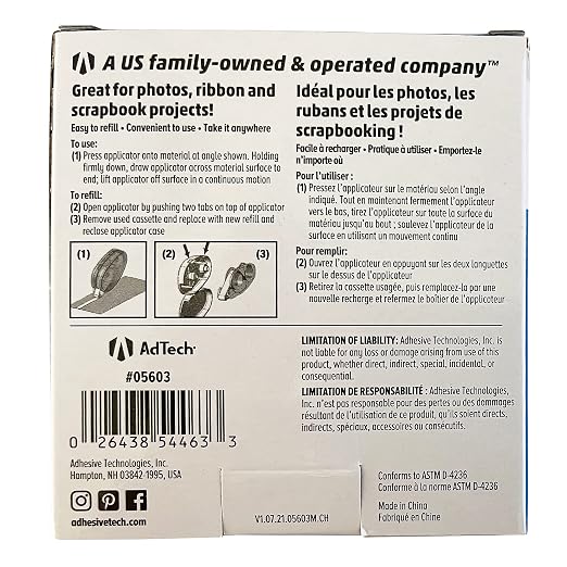 AdTech Permanent Glue Runner, 35 Yards | Strong, Double-Sided Adhesive - Image 4