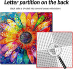 Bgraamiens Puzzle-Colorful Rainbow Pointillisme Gerbera Flower Jigsaw Puzzle - Image 7