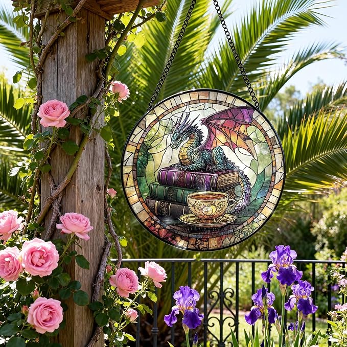 Dragon Decorative Stained Glass Sun Catcher - Image 4