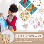 Buryeah 1 Pcs Quilt Design Wall Fabrics 72 in x 60 in - Image 6