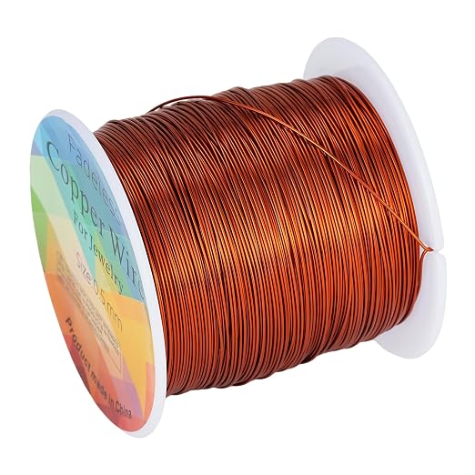 203 Feet Tarnish Resistant Copper Wires 24 Gauge/0.5mm Jewelry Craft Wires - Image 9